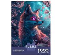 1000 Piece Puzzle For Teenagers Moonlit Fox Glow -1 Teenager Puzzles Hands-on Game A Work of Art Unique Gifts for Birthday And Christmas 70x50cm/1000pcs