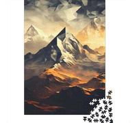 1000-piece Puzzle for Teenagers Mountain Range Sunset Landscape Puzzles for Adults Relax Games Precision Cutting Gifts for Friends And Family 52x38cm/1000pcs