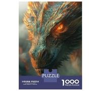 1000-piece Puzzle for Teenagers Mystical Dragon Jigsaws for Adults Hands-on Game Precision Cutting Great Gift for Gaming 70x50cm/1000pcs