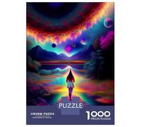 1000-piece Puzzle for Teenagers Mystical Psychonaut Puzzles for Adults Relax Games Staycation Kill Time Challenging To Complete 70x50cm/1000pcs