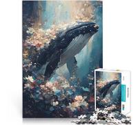1000 Piece Puzzle For teenagers Ocean Bloom lustige Spiele für die ganze Familie einzigartiges Herausforderungsspiel75x50cm