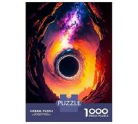 1000 Piece Puzzle For Teenagers Orange Portal Puzzle for Adults Relaxing Games Pattern Assembly Birthday And Unique Gifts 52x38cm/1000pcs