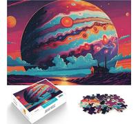 1000 Piece Puzzle For teenagers Otherworldly Sunset oasis Intellektuelles Spiel Geschenke für Freunde und Familie75x50cm