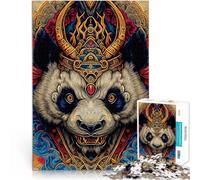 1000 Piece Puzzle For teenagers Panda bear in Japanese art Handgeschwindigkeitswettbewerb Geburtstagsgeschenke52x38cm