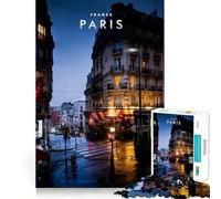 1000 Piece Puzzle For Teenagers Paris France Fine Cut Design Brain Game Gift Slow Time Fun Birthday Fun Play (38x52cm)
