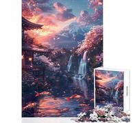 1000 Piece Puzzle For Teenagers Peaceful ﹨u Tranquility Toy Wall Decor Birthday Gift Relaxing Games Improving Love between Couples Size 38x52cm