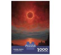 1000-piece Puzzle for Teenagers Person Meditating during A Solar Eclipse Puzzle for Adults Relaxing Games Pattern Assembly Gifts for Friends And Family 52x38cm/1000pcs