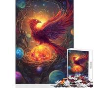 1000-piece Puzzle for Teenagers Phoenix Rising from Cosmic Nest Jigsaw 1000 Piece Educational Toy Great Gifts And Toys for The Whole Family (38x52cm)