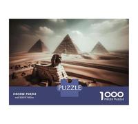 1000 Piece Puzzle For Teenagers Pyramids of Giza Sphinx Egypt Jigsaws for Adults Family Game Difficult Challenge for Is Ideal As A Gift 38x26cm/1000pcs