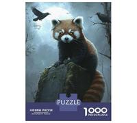1000 Piece Puzzle For Teenagers Red Panda Guardian Puzzle for Adults Relaxing Games Pattern Assembly Birthday And Unique Gifts 52x38cm/1000pcs