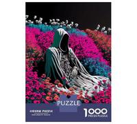1000-piece Puzzle for Teenagers Resting Reaper Jigsaws for Adults Hands-on Game Precision Cutting Great Gift for Gaming 52x38cm/1000pcs