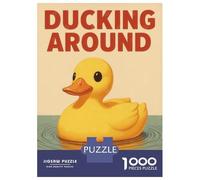1000 Piece Puzzle For Teenagers Rubber Ducking Around Bathroom Jigsaw Puzzle Toy Wall Decor Perfect Decoration Unique Gifts for Birthday And Christmas 70x50cm/1000pcs