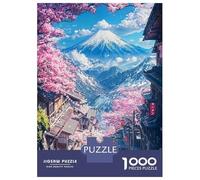 1000 Piece Puzzle For Teenagers Sakura Street to Fuji Puzzles for Adults Toy Wall Decor Staycation Kill Time for Is Ideal As A Gift 38x26cm/1000pcs