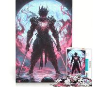 1000-piece Puzzle for Teenagers Samurai Warrior in Poison Lake, Educational Game, Decompressing Intellectual, Unique Challenge Game 38x26cm