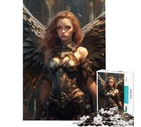 1000 Piece Puzzle For Teenagers Seraphims Valor Hands-on Game Addictive Toys to Cultivate Patience Art Work Gifts Learning Educational (Size 38x52cm)