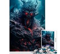 1000-piece Puzzle for Teenagers Sinister Creature Fun Relaxing Family Home Activity Perfect Christmas Holiday Giftsing (38x26cm)