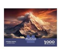 1000 Piece Puzzle For Teenagers Snow-Capped Mountain Range-1 Jigsaws for Adults Family Game Difficult Challenge for Is Ideal As A Gift 38x26cm/1000pcs
