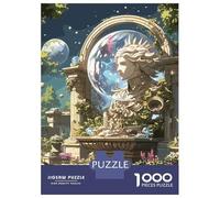 1000-piece Puzzle for Teenagers Space Apollo Jigsaws for Adults Hands-on Game Precision Cutting Great Gift for Gaming 52x38cm/1000pcs