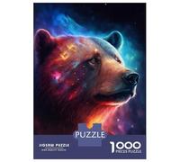 1000-piece Puzzle for Teenagers Star Bear Jigsaws for Adults Hands-on Game Precision Cutting Great Gift for Gaming 38x26cm/1000pcs