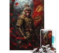 1000 Piece Puzzle For Teenagers Sun Wukong The Monkey King Puzzle for Adults Brain Teaser Game Precision Cutting Birthday And Unique Gifts (Size 50x75cm)