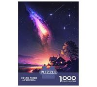 1000-piece Puzzle for Teenagers Sunset Stardust Retreat Jigsaws for Adults Hands-on Game Precision Cutting Great Gift for Gaming 52x38cm/1000pcs