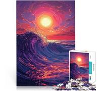 1000 Piece Puzzle For teenagers Sunset Wave lustige Spiele für die ganze Familie Heimdekoration Spielzeug75x50cm