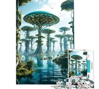 1000 Piece Puzzle For Teenagers Technological Beach for Educational Game Toys Educational Games Art Work Gifts Precision Cutting (Size 38x52cm)