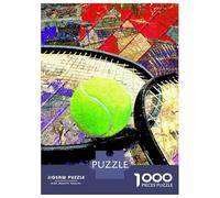 1000 Piece Puzzle For Teenagers Tennis Art B And R 2 Puzzle for Adults Relaxing Games Pattern Assembly Birthday And Unique Gifts 38x26cm/1000pcs