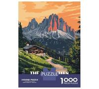 1000-piece Puzzle for Teenagers The Dolomites Alta Via 1, Italy Puzzles for Adults Hands-on Game Enhance Memory Birthday Present, Gifts, 70x50cm/1000pcs