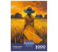 1000-piece Puzzle for Teenagers The Dreamer of The Fields Puzzle for Adults Hands-on Game Stress Reliever Gifts for Friends And Family 38x26cm/1000pcs