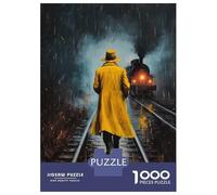 1000 Piece Puzzle For Teenagers The Glow on The Tracks Puzzle for Adults Relaxing Games Pattern Assembly Birthday And Unique Gifts 52x38cm/1000pcs