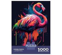 1000-piece Puzzle for Teenagers The Graceful Flamingo Puzzles for Adults Relax Games Staycation Kill Time Challenging To Complete 52x38cm/1000pcs
