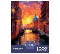 1000-piece Puzzle for Teenagers The Grand Canal in Venice Jigsaws for Adults Hands-on Game Precision Cutting Great Gift for Gaming 70x50cm/1000pcs