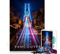 1000 Piece Puzzle For Teenagers The Lions Gate Bridge Exact Fit Game Mind Challenge Toy Calm Fun Time Xmas Scene Art (50x75cm)