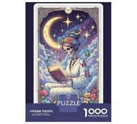 1000 Piece Puzzle For Teenagers The Reader Tarot Card Illustration Puzzle for Adults Relaxing Games Pattern Assembly Birthday And Unique Gifts 70x50cm/1000pcs