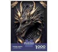 1000 Piece Puzzle For Teenagers The Sovereign Dragon Puzzle for Adults Fun Games Difficult Challenge Birthday And Unique Gifts 52x38cm/1000pcs