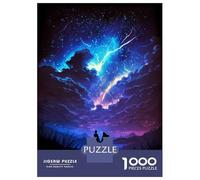 1000 Piece Puzzle For Teenagers Thunder Couple Landscape Puzzle for Adults Relaxing Games Pattern Assembly Birthday And Unique Gifts 38x26cm/1000pcs