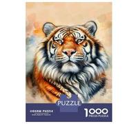 1000 Piece Puzzle For Teenagers Tiger Wall Art Print Jigsaw Puzzle Anti-Stress Toys Presents for Women for Is Ideal As A Gift 70x50cm/1000pcs