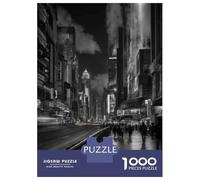 1000-piece Puzzle for Teenagers Times Square Night Lights Jigsaws for Adults Toy Wall Decor Hand Speed Race Challenging To Complete 70x50cm/1000pcs