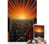 1000 Piece Puzzle For Teenagers Tokyo Japan Rising Sun Toy Wall Decor Birthday Gift Relaxing Games Improving Love between Couples Size 50x75cm