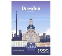 1000 Piece Puzzle For Teenagers Travel to Dresden Puzzles for Adults Toy Wall Decor Staycation Kill Time for Is Ideal As A Gift 52x38cm/1000pcs