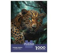 1000-piece Puzzle for Teenagers Tropical Jungle Leopard Puzzles for Adults Hands-on Game Enhance Memory Birthday Present, Gifts, 70x50cm/1000pcs