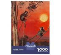 1000 Piece Puzzle For Teenagers Two Possums at Sunset Teenager Puzzles Hands-on Game A Work of Art Unique Gifts for Birthday And Christmas 38x26cm/1000pcs