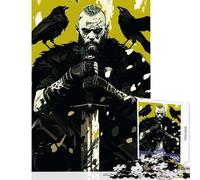 1000-piece Puzzle for Teenagers Viking Jarl Puzzles for Teenagers Difficult Challenge for Birthday, Chrismas Brainteaser Family Games (50x75cm)