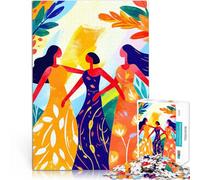 1000 Piece Puzzle For teenagers Vivid Fauvist Vision of The Three Graces Quizspiel Künstlersammlung, Bildende Kunst38x26cm