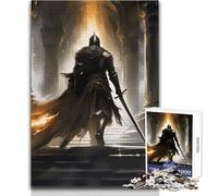 1000 Piece Puzzle For Teenagers Warrior of The Darkness Unique Challenge Game But Fun And Humorous Art Work Gift Size 50x75cm