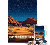 1000 Piece Puzzle For Teenagers West MacDonnell Ranges, Australia for Birthday, Chrismas Learning Educational Educational Toy Suitable for Ages 14 And Up (50x75cm)