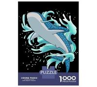 1000 Piece Puzzle For Teenagers Whale Shark Scuba Diving Jigsaws for Adults Hands-on Game Home Decoration Unique Gifts for Birthday And Christmas 38x26cm/1000pcs