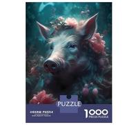 1000 Piece Puzzle For Teenagers Wild Boar Enchanted Place Puzzles for Adults Toy Wall Decor Staycation Kill Time for Is Ideal As A Gift 70x50cm/1000pcs