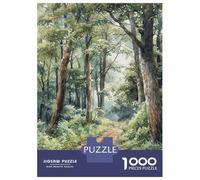 1000-piece Puzzle for Teenagers Woodland Passage Puzzles for Adults Relax Games Staycation Kill Time Challenging To Complete 38x26cm/1000pcs